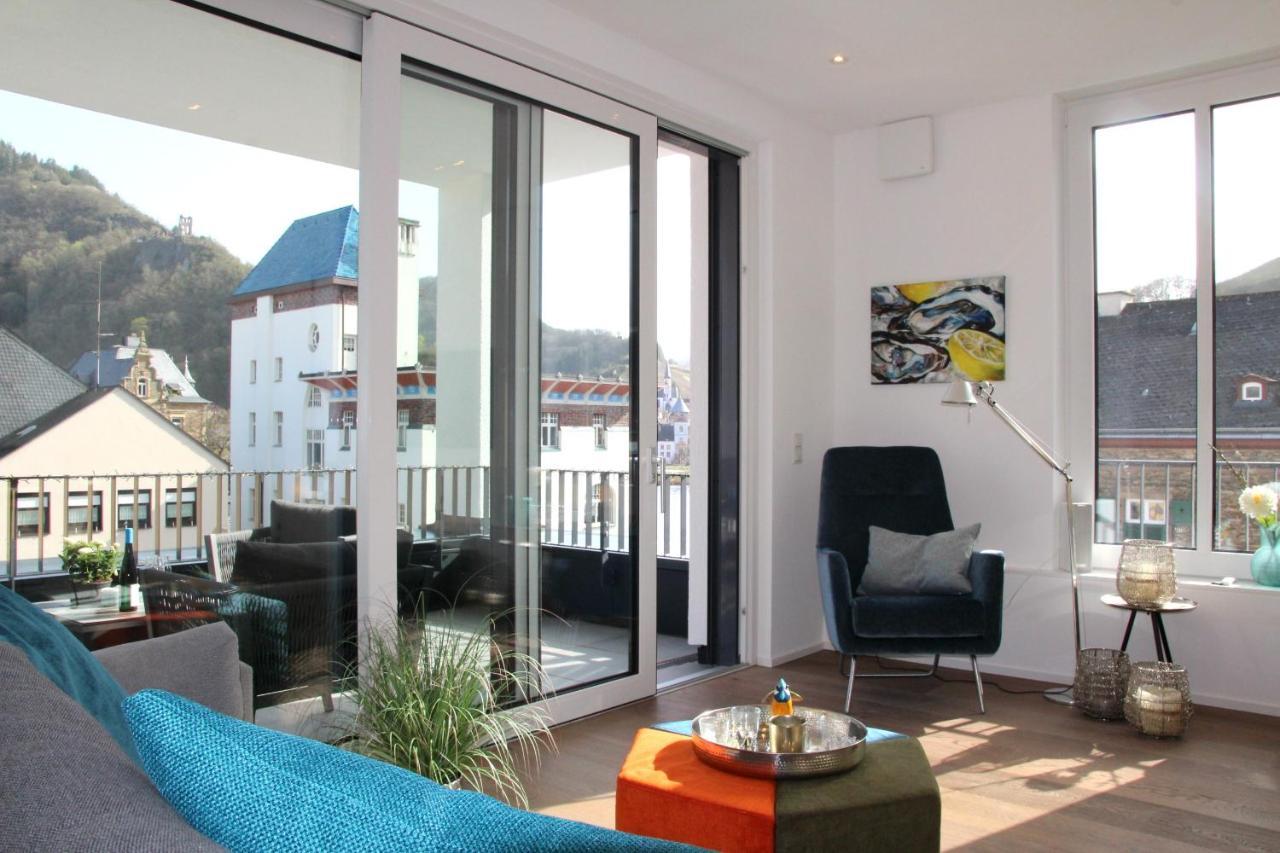 Mosel-Loggia - Luxusapartment -Terrass - Klimaanlage 트라벤트라바흐 외부 사진