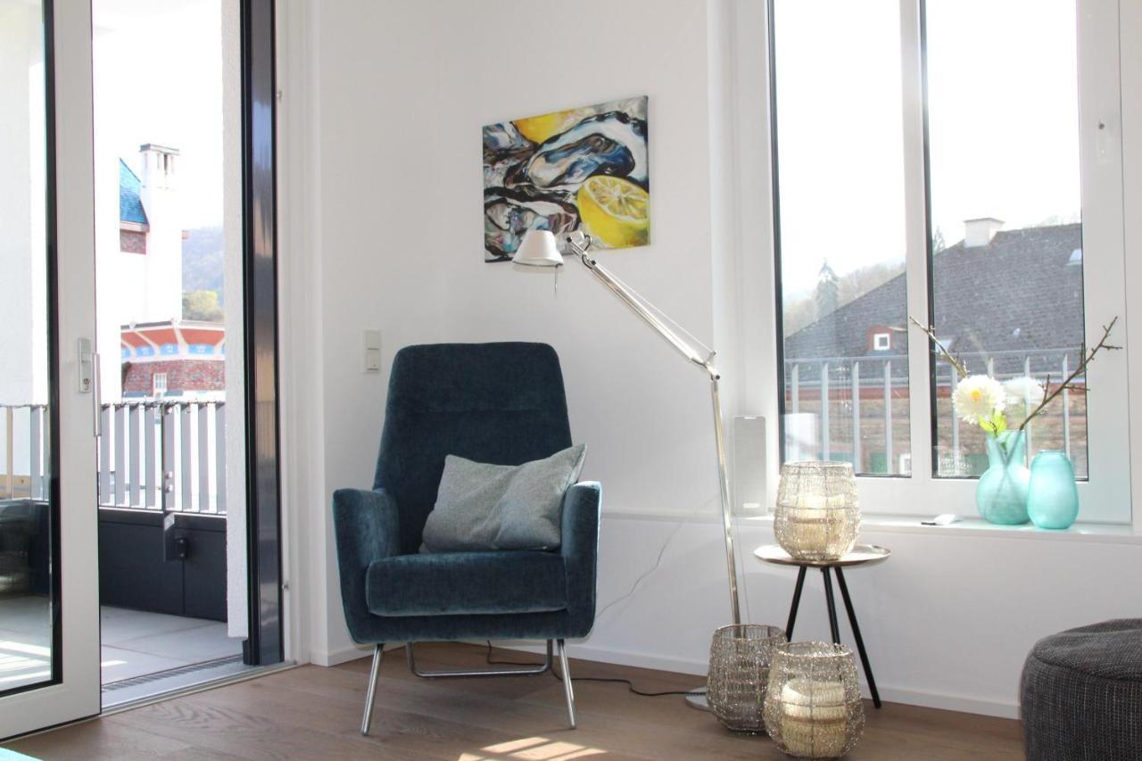 Mosel-Loggia - Luxusapartment -Terrass - Klimaanlage 트라벤트라바흐 외부 사진