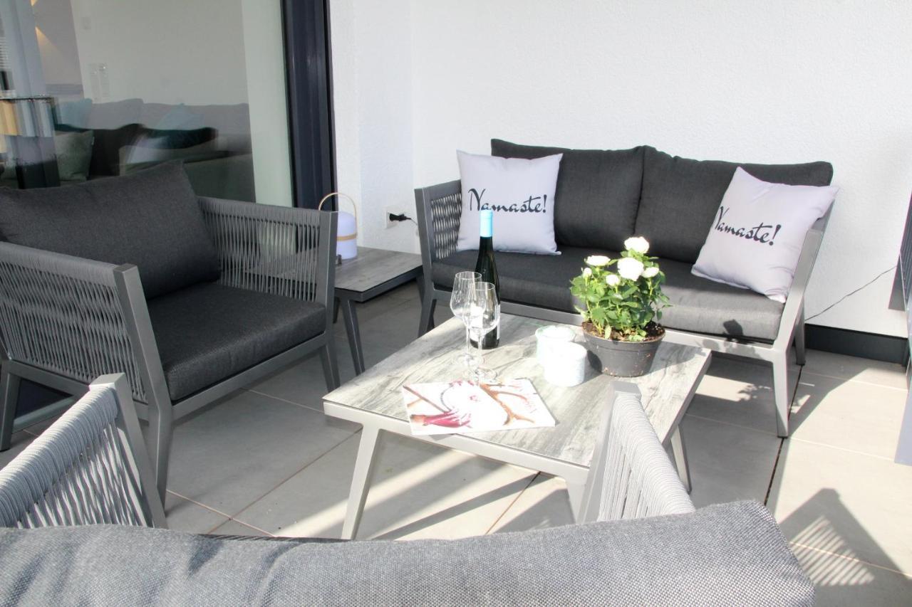 Mosel-Loggia - Luxusapartment -Terrass - Klimaanlage 트라벤트라바흐 외부 사진